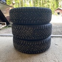 185/65R15 92T Nokian Hakkapeliitta 9 Käytetty nastarengas 7-8mm DOT-17