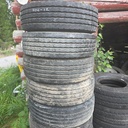 7.00R12 122J Michelin X XTA Käytetty KA-rengas trailer DOT-06-16  6-7mm