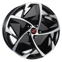 BARZETTA ELETTRICO BLACK POLISHED SÄHKÖAUTON 7.5x18 5/108 ET45 CB63.4