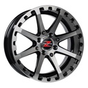 BARZETTA ATV BLACK POLISHED 7x14 4/115 ET10 CB89.1