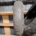 110/90-13M/C 55P Bridgestone Hoop B03 G Käytetty MP-Rengas 4mm DOT-98