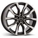 MAK HIGHLANDS BLK/POL 7x17 5/110 ET41 CB65.1