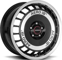 RONAL R50 AERO BLACK FRONT CUT 8x18 5/112 ET35 CB76