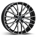 MAK SPECIALE BLK/POL 9x22 5/108 ET43 CB63.4