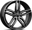 GMP FASTEN BLACK DIAM 7.5x17 5/112 ET45 CB66.6